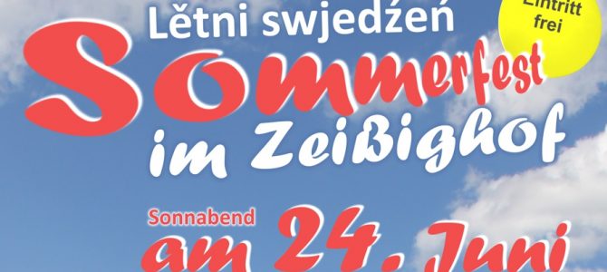 Sommerfest am 24. Juni