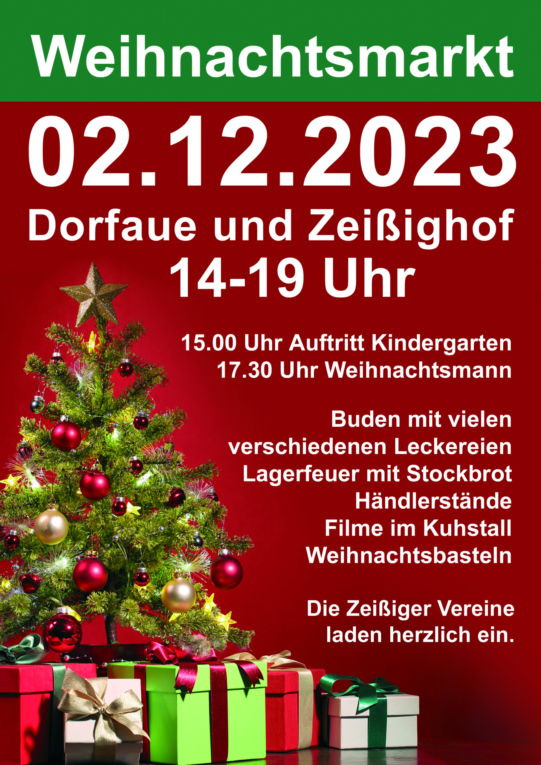 Weihnachtsmarkt am 2.12.2023