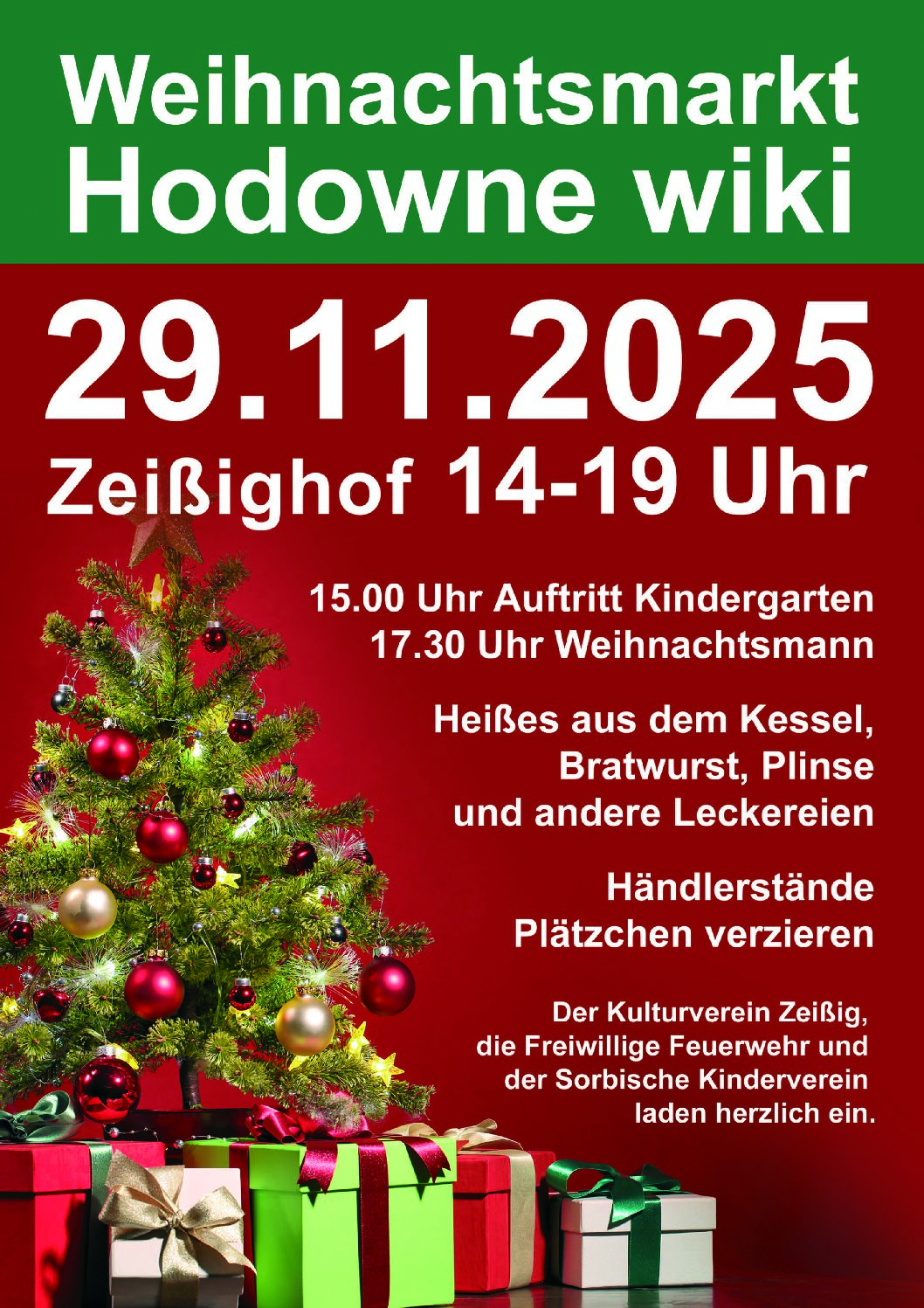 Weihnachtsmarkt 29.11.25 Weihnachtsmarkt 29.11.25