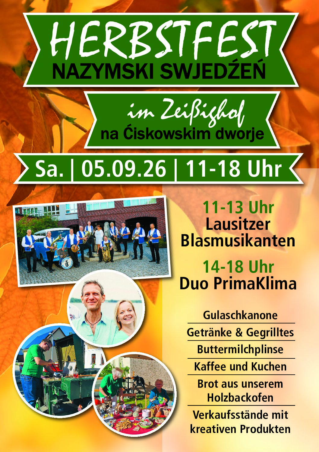 Herbstfest am 05.09.26 Herbstfest am 05.09.26